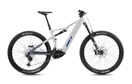 VTT électrique enduro BH iLYNX+ NX ENDURO 9.1, coloris gris clair et cobalt