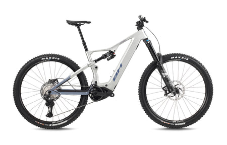VTT électrique enduro BH iLYNX+ NX ENDURO CARBON 9.7, coloris gris clair et cobalt
