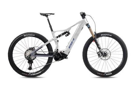 VTT électrique enduro BH iLYNX+ NX ENDURO CARBON 9.8, coloris gris clair et cobalt