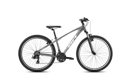 Vélo enfant BH EXPERT JUNIOR 26, coloris argent blanc rouge