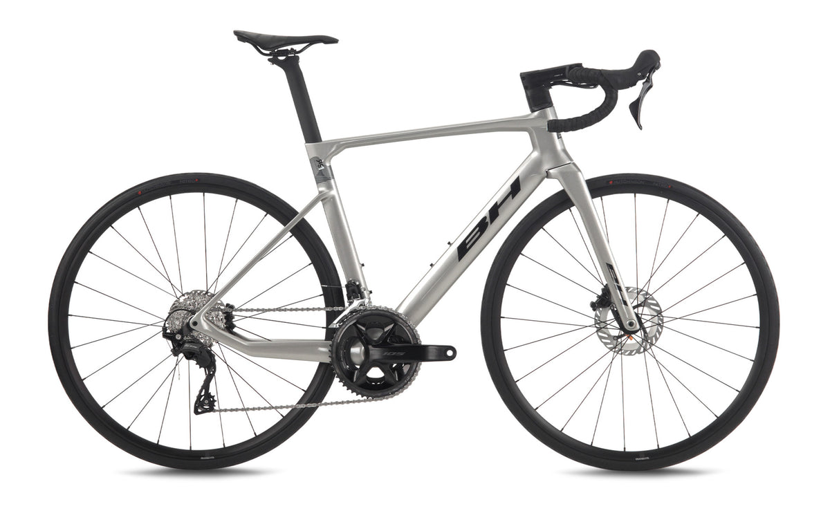 Vélo de route BH RS1 3.5, coloris gris clair, anthracite et gris foncé