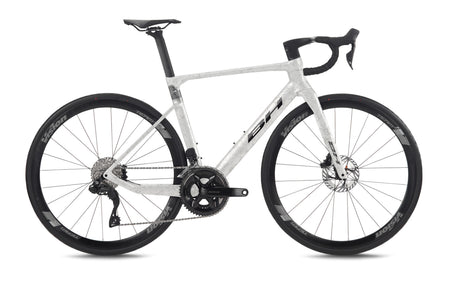 Vélo de route BH RS1 4.0, coloris blanc et carbone