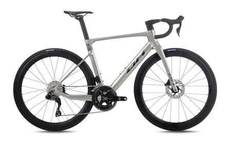 Vélo de route compétition BH RS1 4.5, coloris gris clair, anthracite et gris foncé