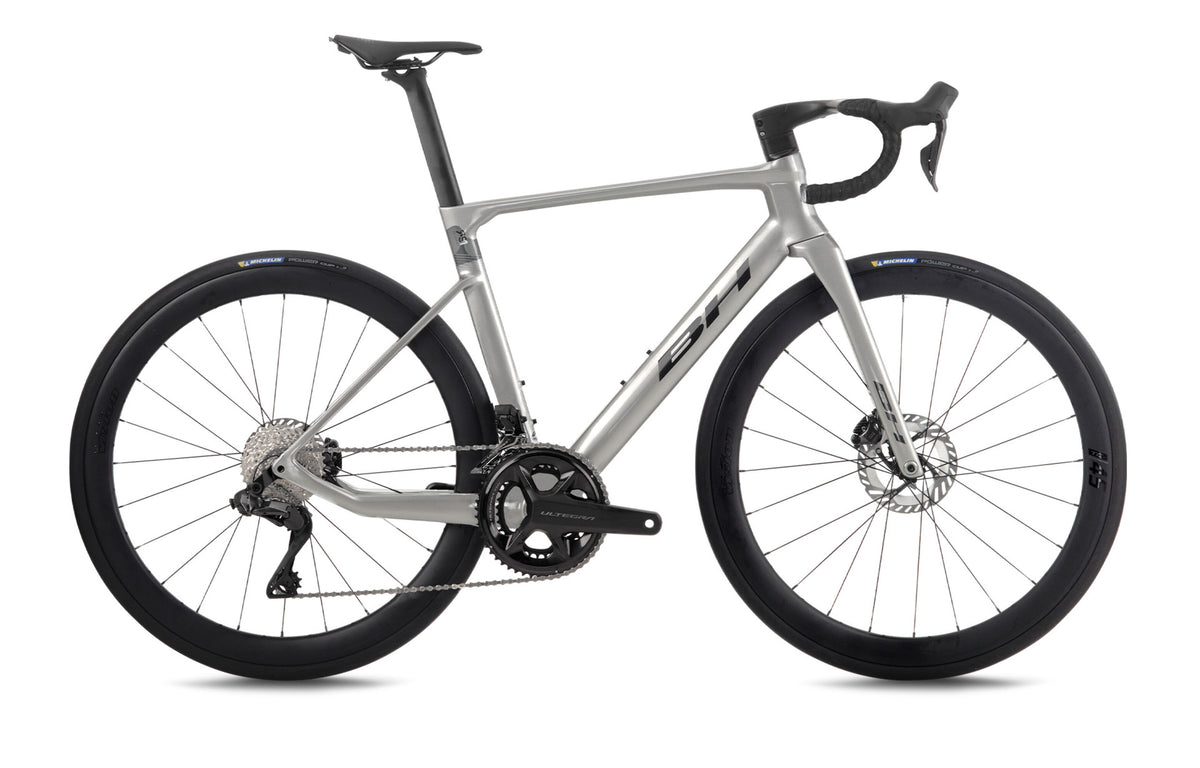 Vélo de route aéro BH RS1 5.5, coloris gris clair, anthracite et gris foncé
