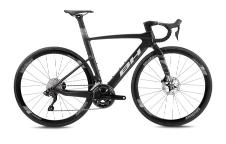 Vélo de route compétition BH AEROLIGHT 6.0, coloris noir et gris