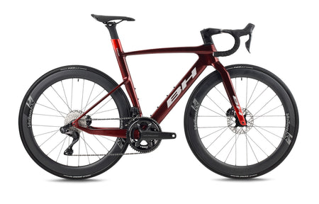 Vélo de route compétition BH AEROLIGHT 7.0, coloris rouge foncé