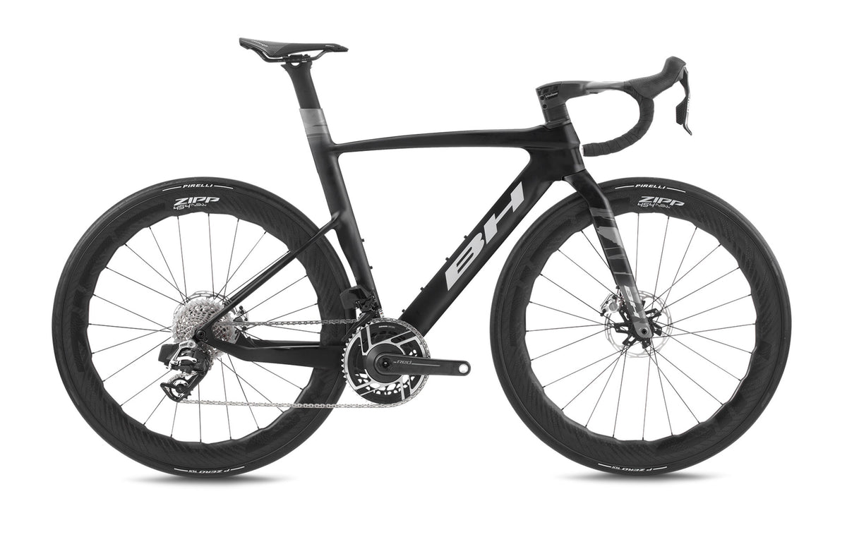 Vélo de route compétition BH AEROLIGHT 9.0, coloris noir et gris