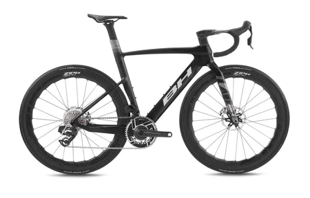 Vélo de route compétition BH AEROLIGHT 9.0, coloris noir et gris