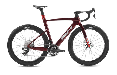 Vélo de route compétition BH AEROLIGHT 9.0, coloris rouge foncé