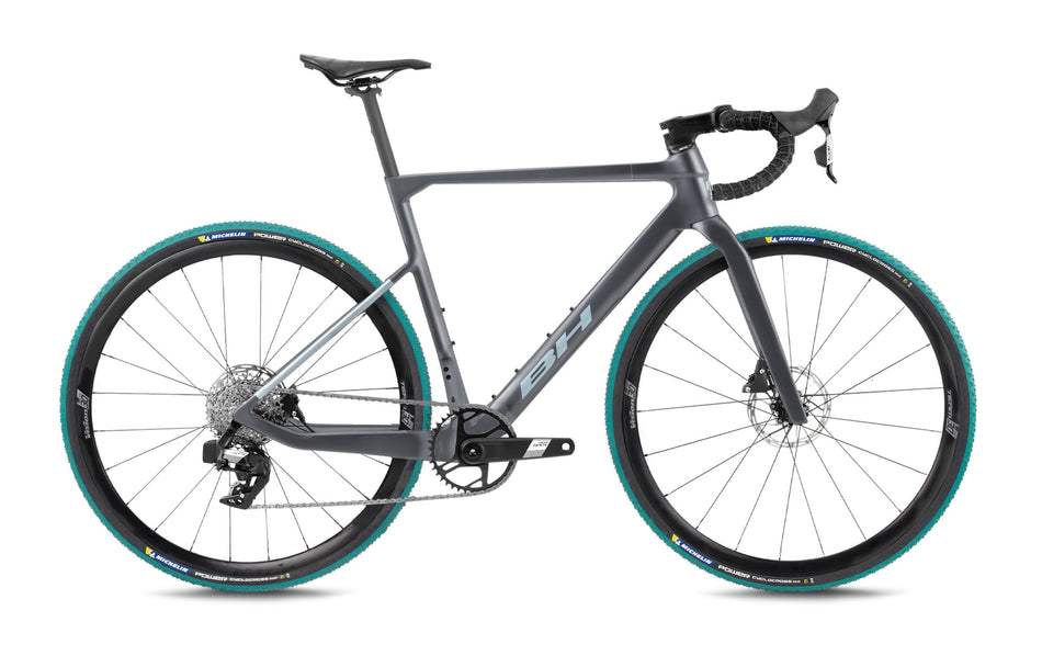 Vélo de cyclo-cross BH RX TEAM 4.0, coloris gris foncé et bleu-gris