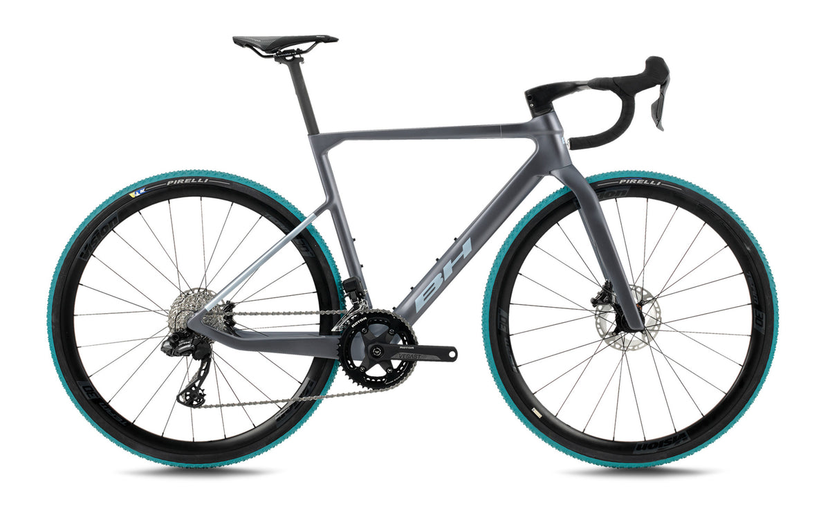 Vélo de cyclo-cross BH RX TEAM 5.0, coloris gris foncé et bleu-gris