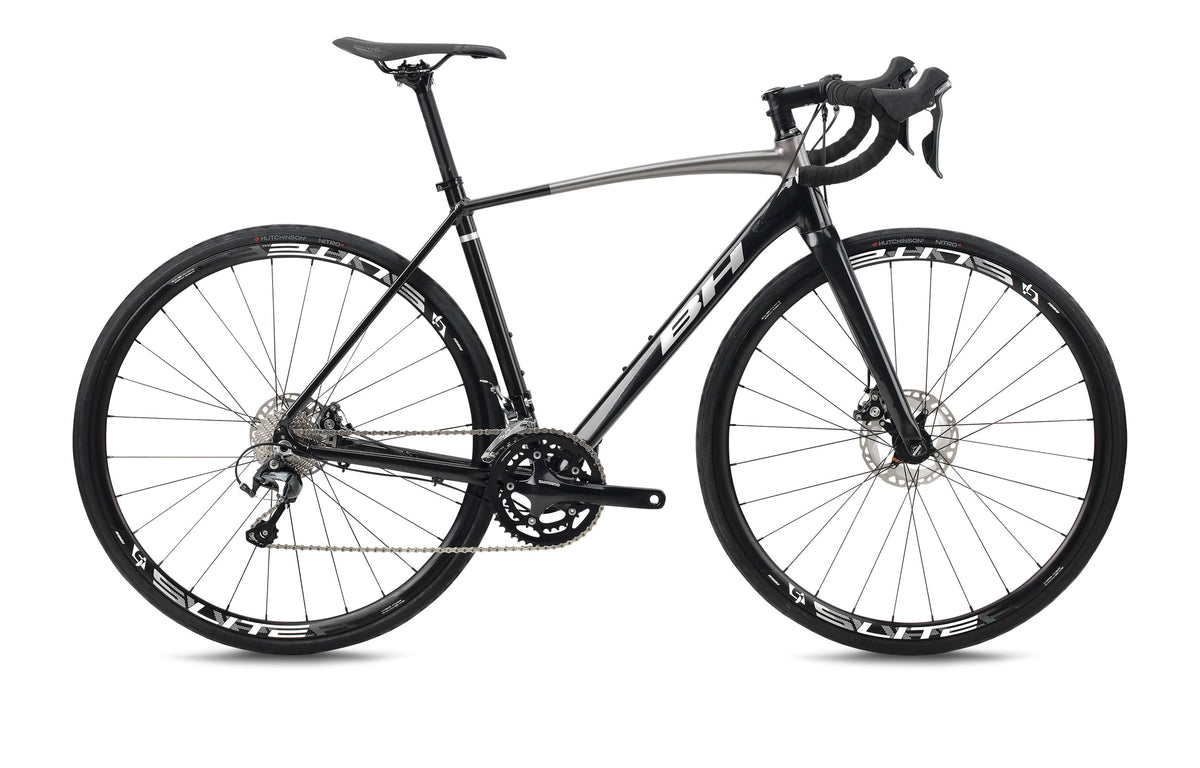 Vélo de route BH QUARTZ 1.0, coloris noir et gris clair