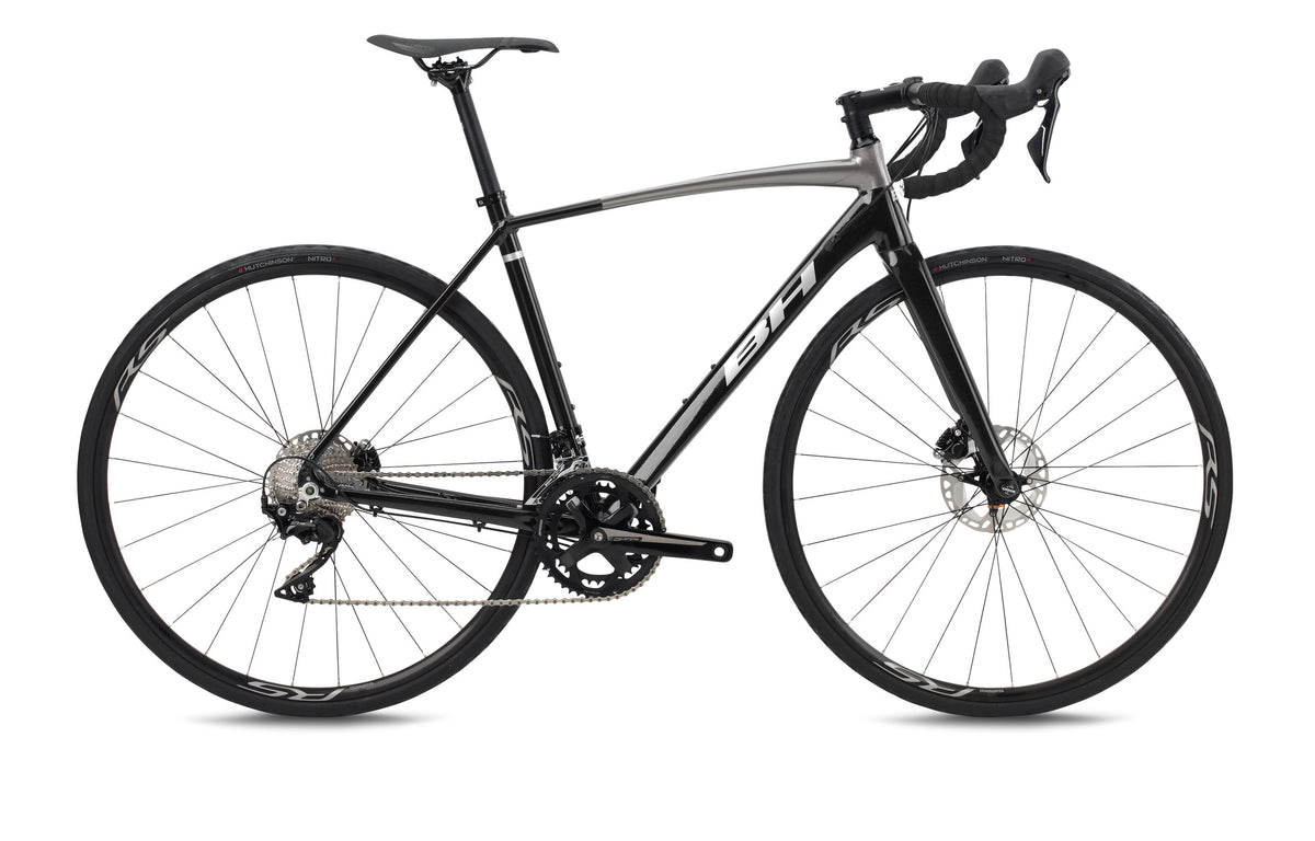 Vélo de route BH QUARTZ 1.5, coloris noir et gris clair