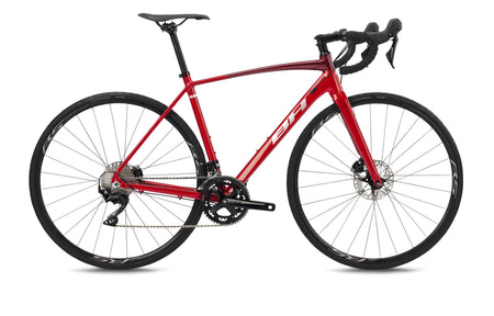 Vélo de route BH QUARTZ 1.5, coloris rouge et rouge foncé