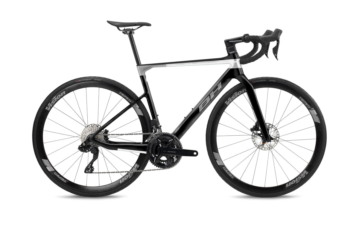 Vélo de route de compétition BH ULTRALIGHT 8.0, coloris noir et gris