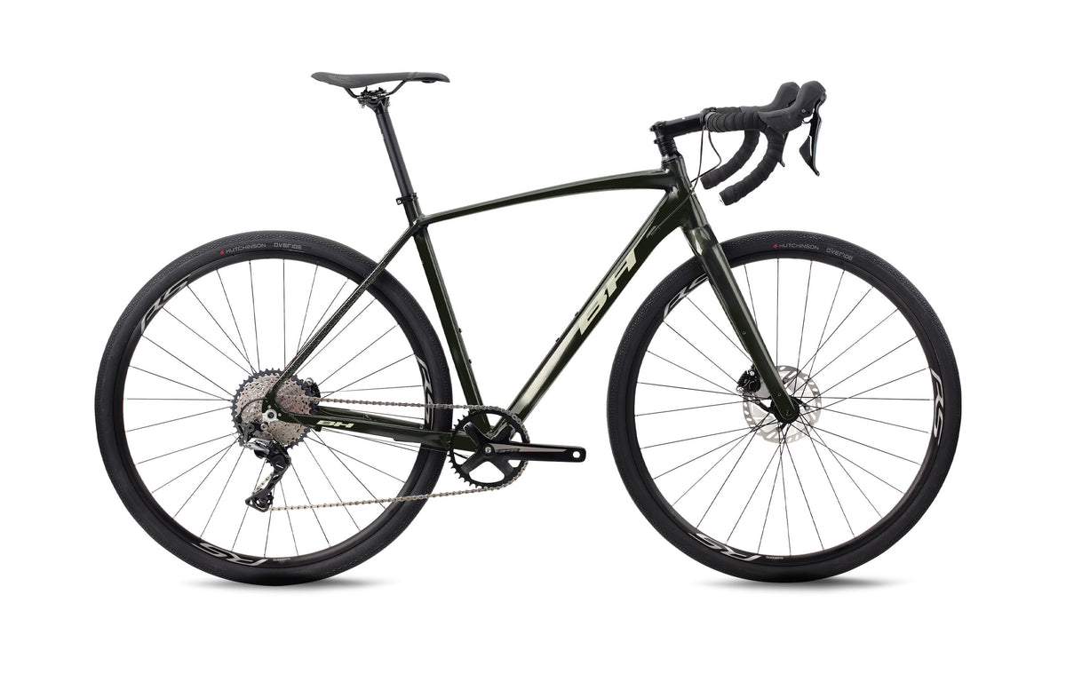 Vélo Gravel BH GRAVELX 2.0, coloris vert pin crème
