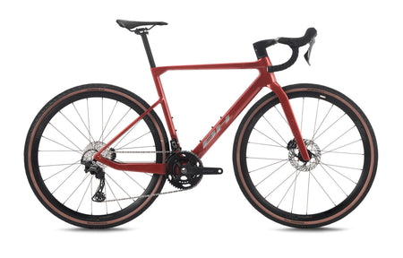 Vélo gravel BH GRAVELX 5.5 R, coloris bordeaux et gris clair