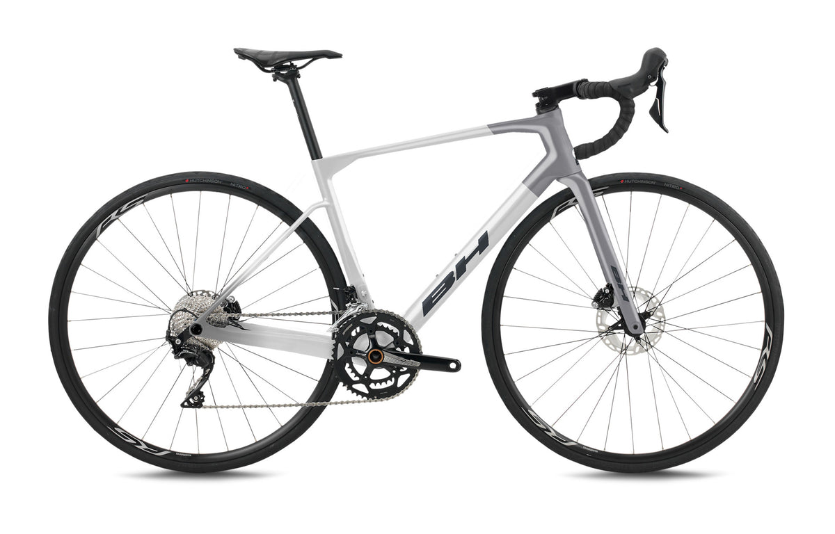 Vélo de route BH SL1 3.5, coloris blanc, gris bleu et pierre