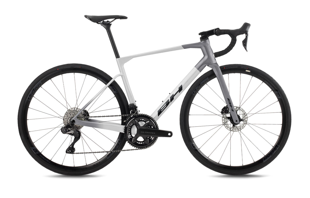 Vélo de route BH SL1 4.5, coloris blanc et gris pierre