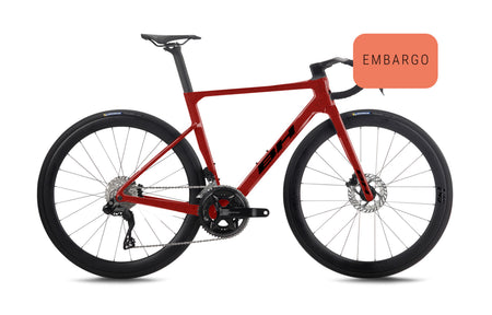 Vélo de route de compétition BH ULTRALIGHT 6.0, coloris rouge et anthracite