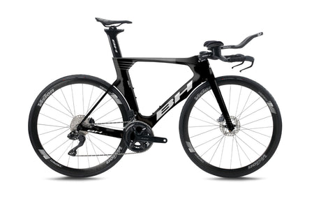 Vélo de triathlon BH AERO TT 6.0, coloris carbone et blanc