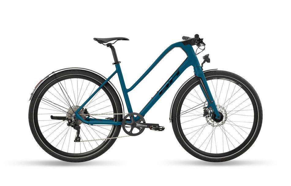 Vélo fitness urbain BH OXFORD JET LITE, coloris bleu et noir
